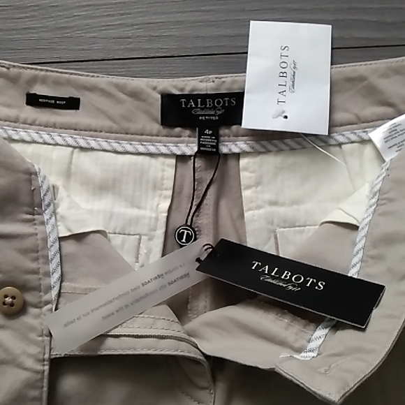 TALBOTS "Heritage Boot"  Flare Chinos - Picture 2 of 10